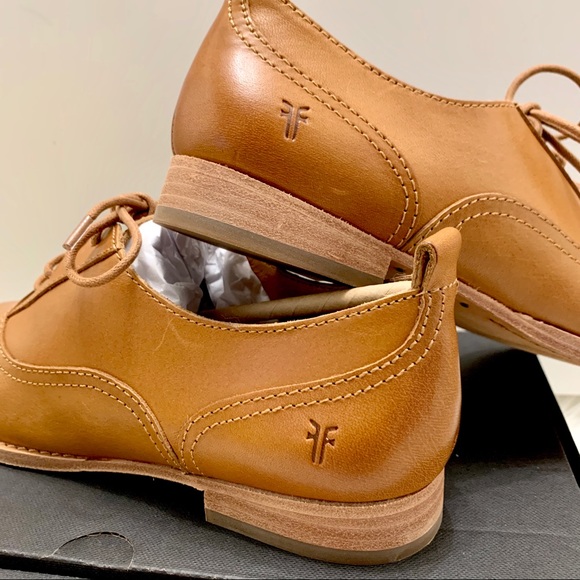 Frye Grace CVO Oxford Flat Tobacco - Picture 9 of 14